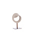 Light en Living Ornament op voet 20x10x30 cm TUZLA taupe+donker brons