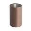 Light en Living Kap ovaal recht smal 38x17,5x28 cm VELOURS chocolade bruin