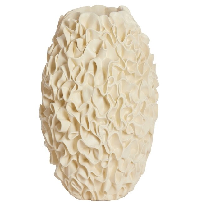 Light en Living Vaas deco Ø26x39,5 cm AGELLO crème