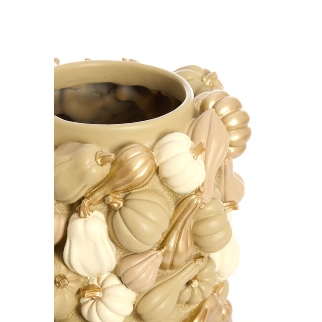Light en Living Vaas deco Ø27,5x49 cm PUMPKIN Zand
