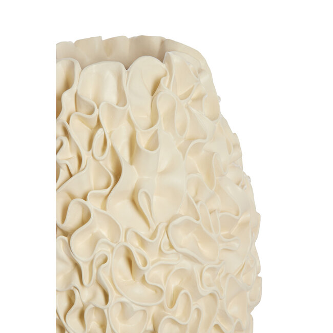 Light en Living Vaas deco Ø28x29 cm AGELLO crème