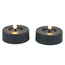 Countryfield Maxi theelicht Ø6,7CM LED Patio set van 2 grijs