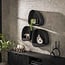 WoonStijl Wandschap metallic breed