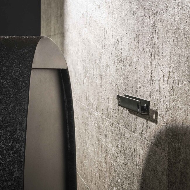 WoonStijl Wandschap metallic breed