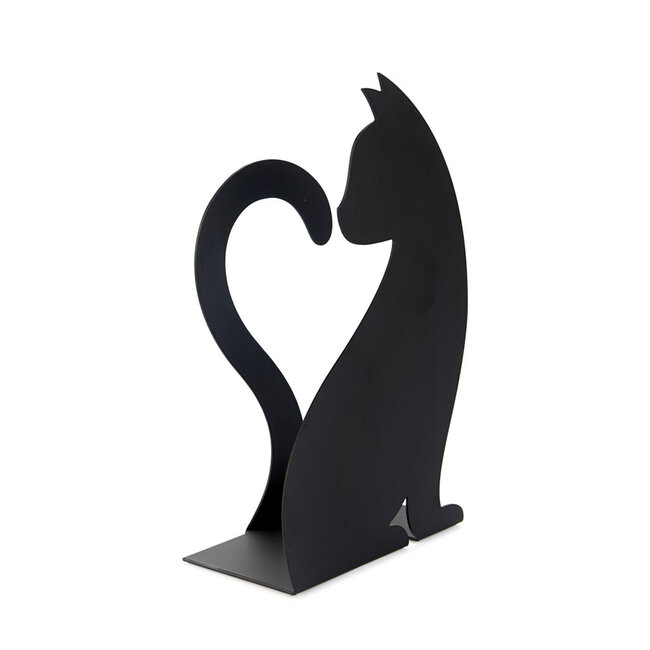 Balvi Servethouder Feline zwart metaal