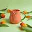 Balvi Mok Tulp oranje keramiek