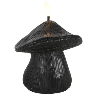 Countryfield Paddestoel kaars LED Lyon S zwart