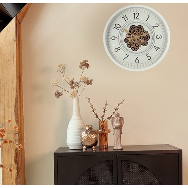 Countryfield Wandklok Celestial L wit - Ø 66 cm