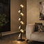 WoonStijl Vloerlamp 8L cylinder mixed glass