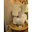 Light en Living Vaas deco 31x20x60 cm KAVANDU licht  crème