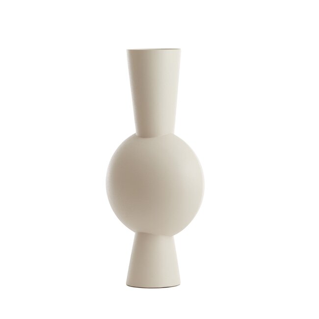 Light en Living Vaas deco 37,5x22x81 cm KAVANDU crème
