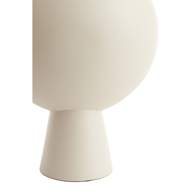 Light en Living Vaas deco 37,5x22x81 cm KAVANDU crème