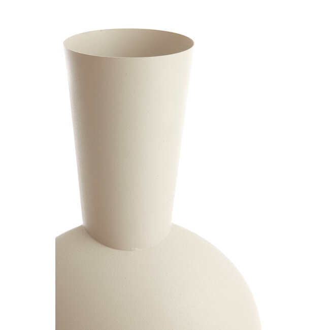 Light en Living Vaas 47x26x100 cm KAVANDU  crème