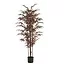 Light en Living Ornament in pot 70x60x150 cm BAMBOO naturel+groen/rood