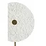 Light en Living Ornament op voet 35x12x50 cm YVO marmer wit+antiek brons
