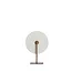 Light en Living Ornament op voet 35x12x50 cm YVO marmer wit+antiek brons