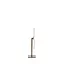 Light en Living Ornament op voet 35x12x50 cm YVO marmer wit+antiek brons
