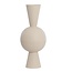 Light en Living Vaas deco Ø30x75 cm CHEDI mat licht grijs