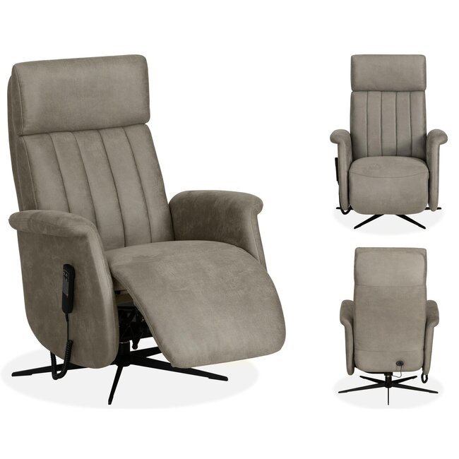 WoonMax Relaxfauteuil Brussel - 4 kleuren Chicago