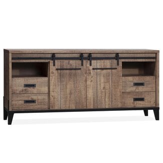 WoonMax Vigo Dark Mango Dressoir - 2 Deuren & 4 Lades