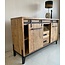 WoonMax Vigo Dark Mango dressoir 2 deurs Lamulux - Robuust & Krasvast