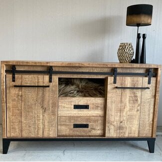WoonMax Vigo Dark Mango dressoir 2 deurs Lamulux