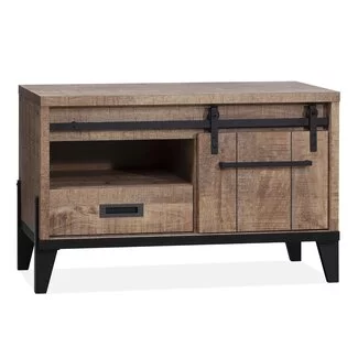 WoonMax Vigo Dark Mango TV-kast klein met 1 deur en 1 lade