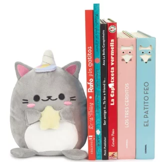Balvi Boekensteun Kawaii Starry grijs