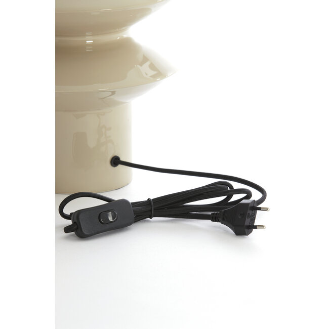 Light en Living Lampvoet Ø22x26 cm PETCH glans licht  grijs