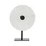 Light en Living Ornament op voet 25x10x35 cm YFKE marmer wit+mat zwart