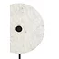 Light en Living Ornament op voet 25x10x35 cm YFKE marmer wit+mat zwart