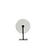 Light en Living Ornament op voet 25x10x35 cm YFKE marmer wit+mat zwart