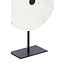 Light en Living Ornament op voet 35x12x50 cm YFKE marmer wit+mat zwart
