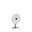 Light en Living Ornament op voet 35x12x50 cm YFKE marmer wit+mat zwart