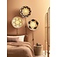 Good&Mojo Wandlamp Andros dia. 45cm zwart/naturel/wit