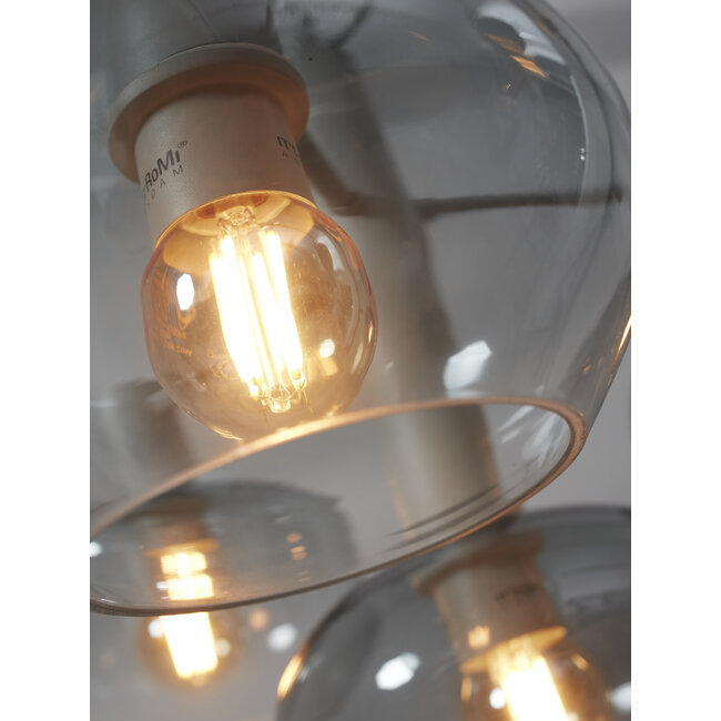 it's about RoMi Hanglamp Bologna 4-arm kleurverl. lichtgrijs