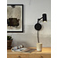 it's about RoMi Wandlamp ijzer Montreux zwart - Industriële wandverlichting