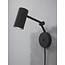 it's about RoMi Wandlamp ijzer Montreux zwart - Industriële wandverlichting