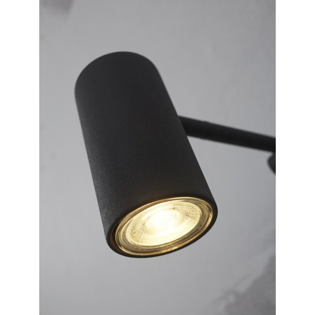 it's about RoMi Wandlamp ijzer Montreux zwart - Industriële wandverlichting