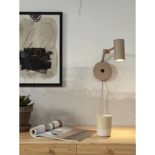 it's about RoMi Wandlamp ijzer Montreux zand