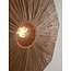 it's about RoMi Plafonniere Panama dia. 45cm bruin - Raffia Plafondlamp