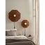 it's about RoMi Wandlamp Panama dia. 65cm bruin - Raffia Wandlamp