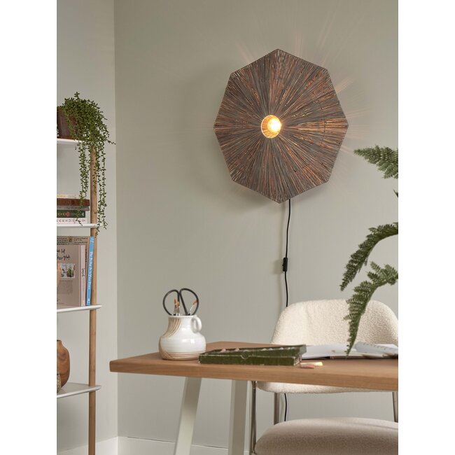 it's about RoMi Wandlamp Panama dia. 65cm donkergrijs