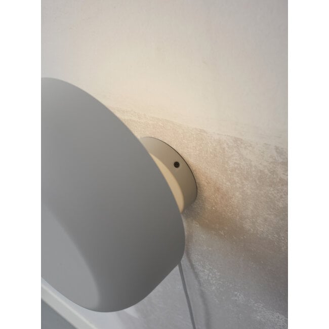 it's about RoMi Wandlamp ijzer Porto lichtgrijs