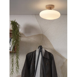 it's about RoMi Plafonniere Sapporo glas wit/zand S