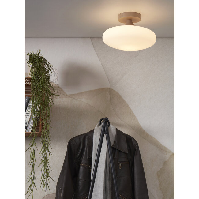 it's about RoMi Plafonniere Sapporo glas wit/zand S