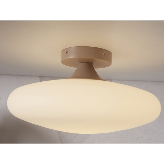 it's about RoMi Plafonniere Sapporo glas wit/zand S