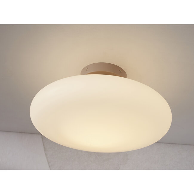 it's about RoMi Plafonniere Sapporo glas wit/zand L