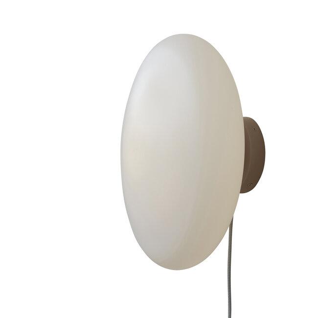 it's about RoMi Wandlamp Sapporo glas wit/zand L