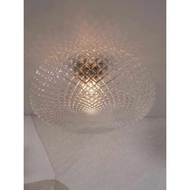 it's about RoMi Plafonniere Venice rond 44cm transparant